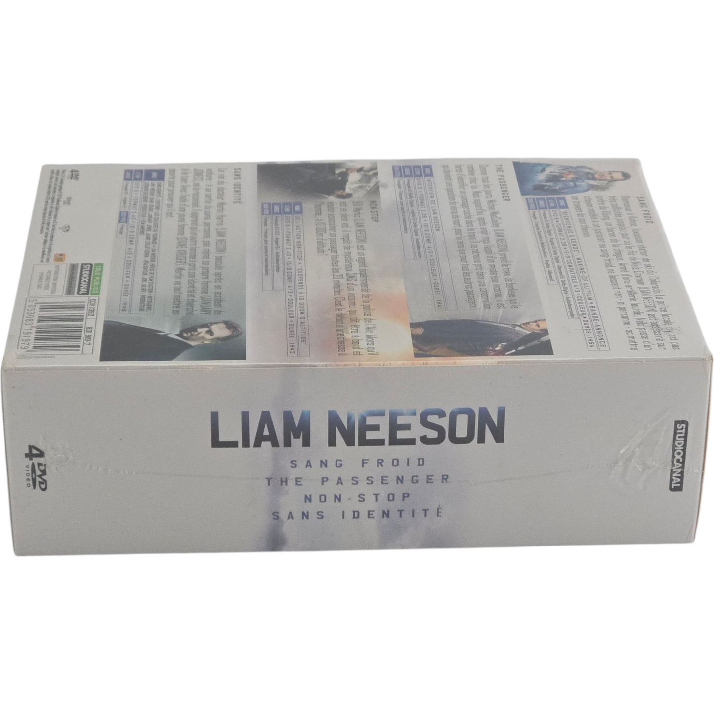 Liam Neeson-Coffret  DVD- Sang Froid + The Passenger + Non-Stop + sans identité Zone B