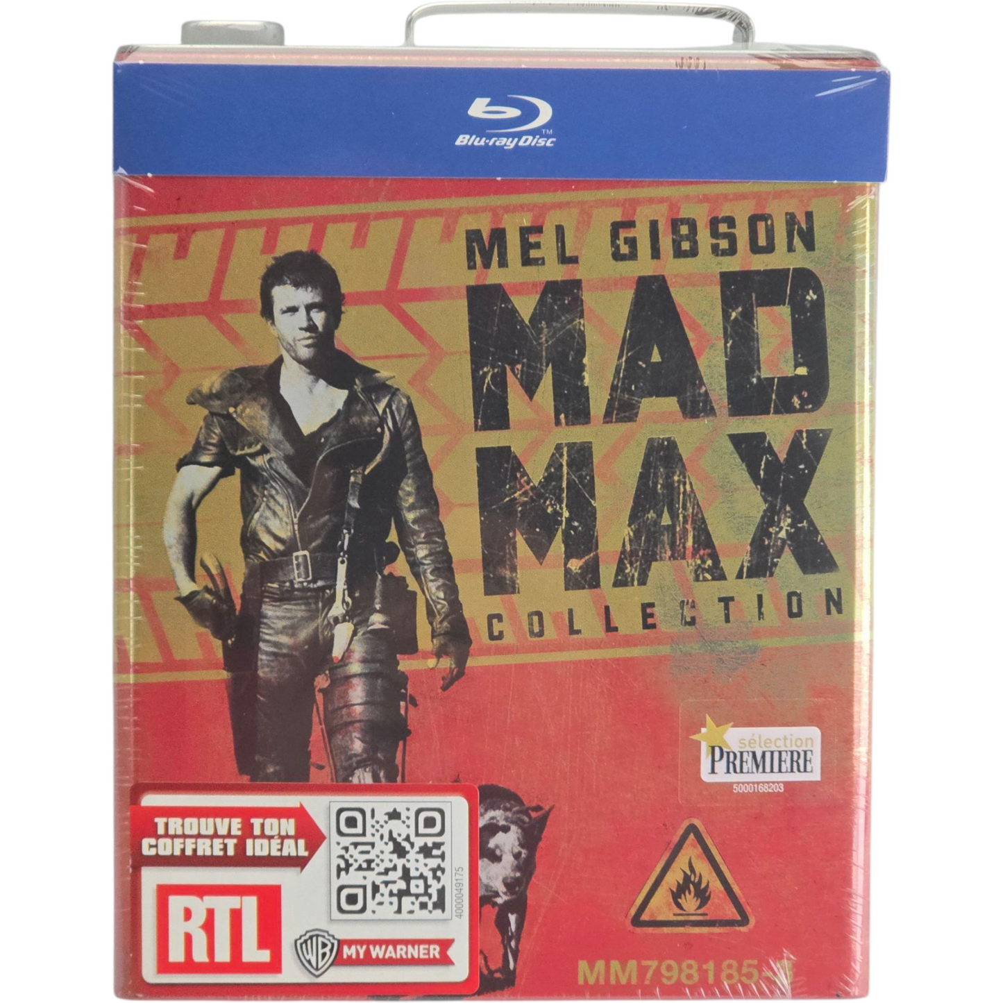 Mad Max : Collection SteelBook Jerrican 3 Blu-ray Metal Box L'Intégrale Libre