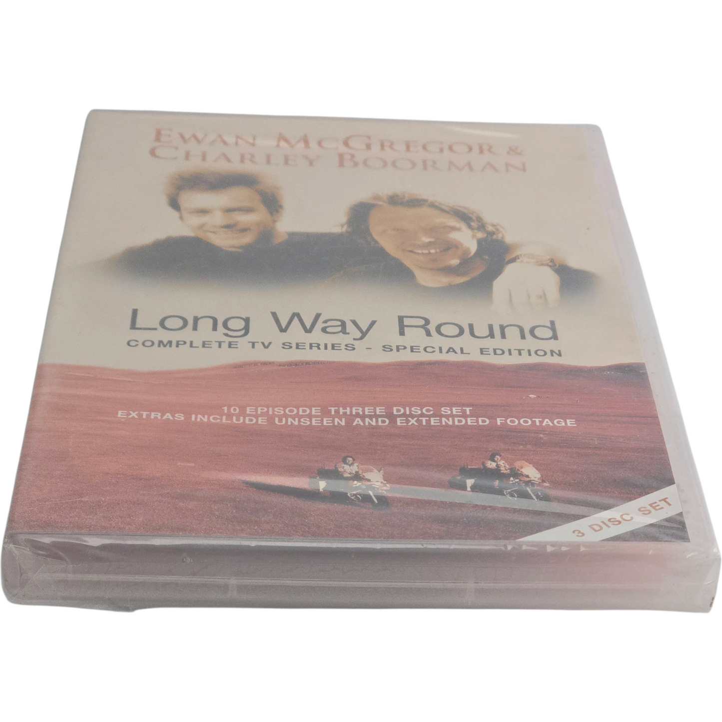 Long Way Round 3 x DVD Saison 1 Ewan McGregor, Charley Boorman Zone 2