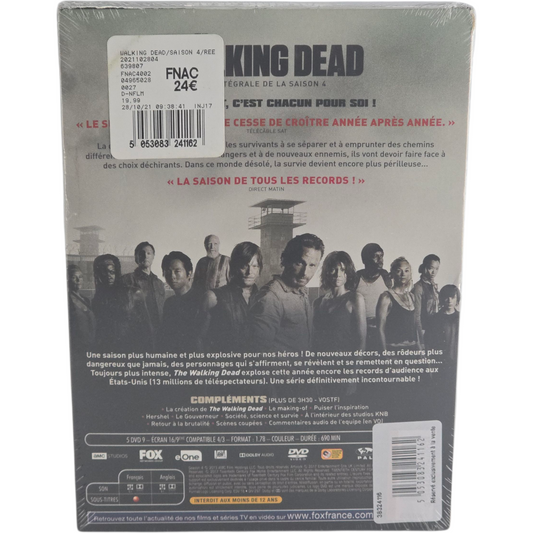 The Walking Dead :saison 4 complète DVD France Region Free 2012