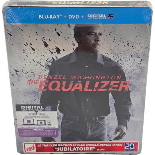 The Equalizer Steelbook Blu-ray + DVD Denzel Washington ltd edition 2015  Libre