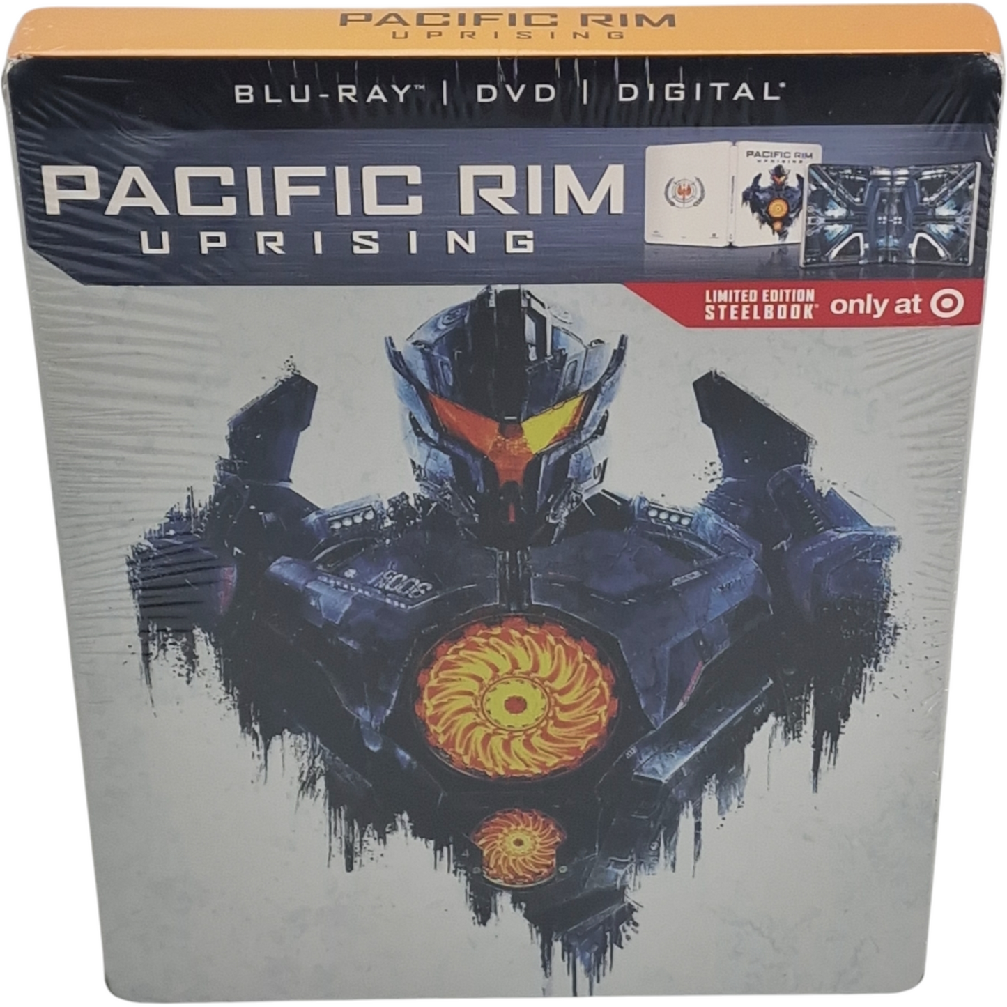 Pacific Rim: Uprising Blu-ray SteelBook Blu-ray + DVD + Digital HD Target Exclusive A
