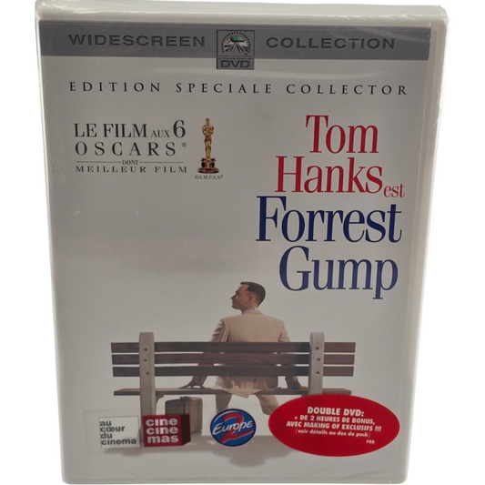 Forrest Gump Édition Collector 2 X DVD +Bonus Zone 2 Tom Hanks   Robert Zemeckis