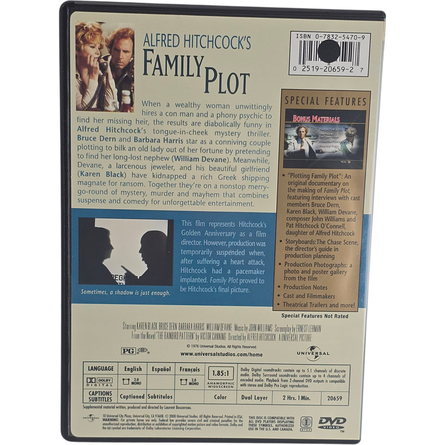 Alfred Hitchcock Collection: Best of Volume 1 DVD 9 Films Zone 1 US Import