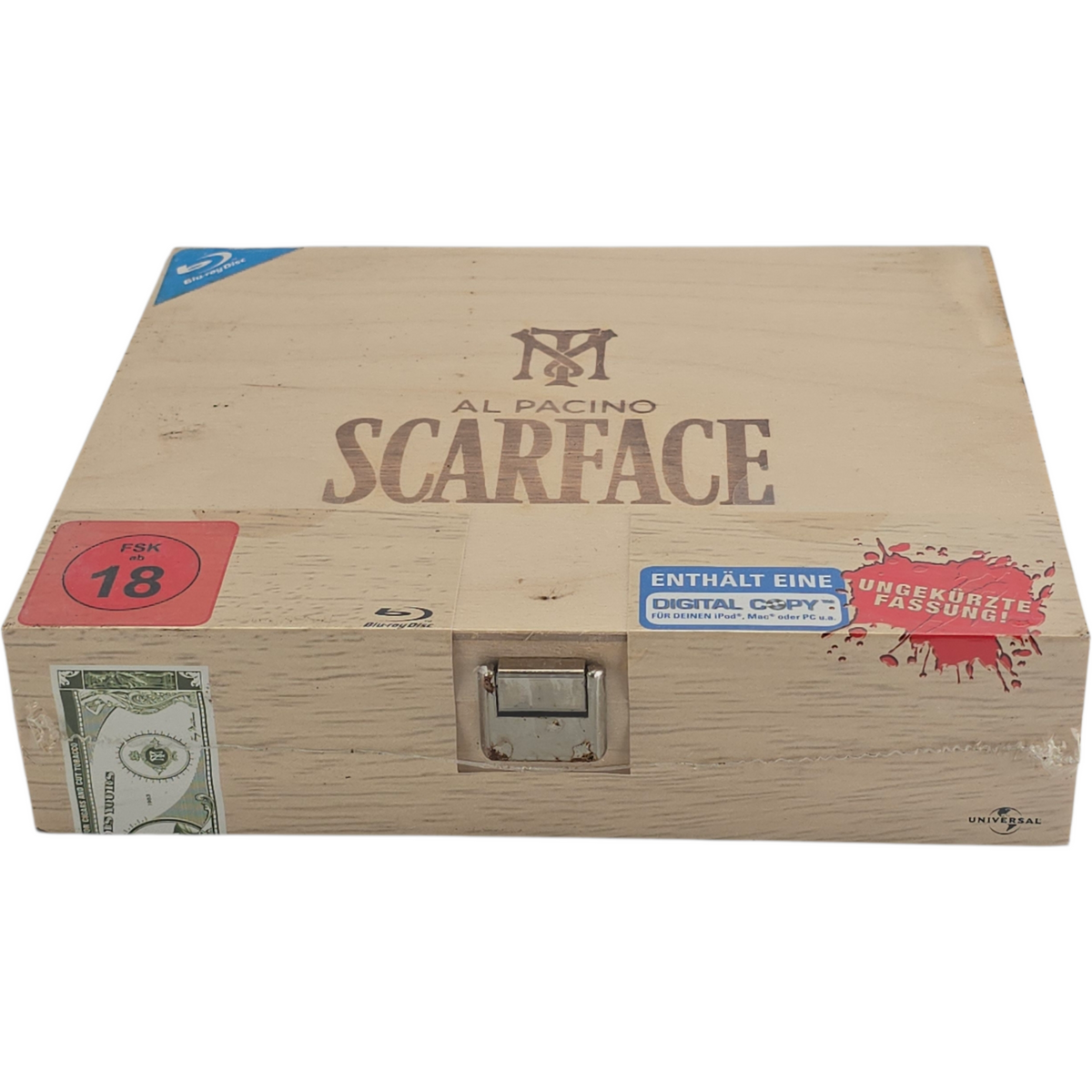 Scarface Blu-ray Coffret en Bois Ultimate Collector's Edt Al Pacino Zone B