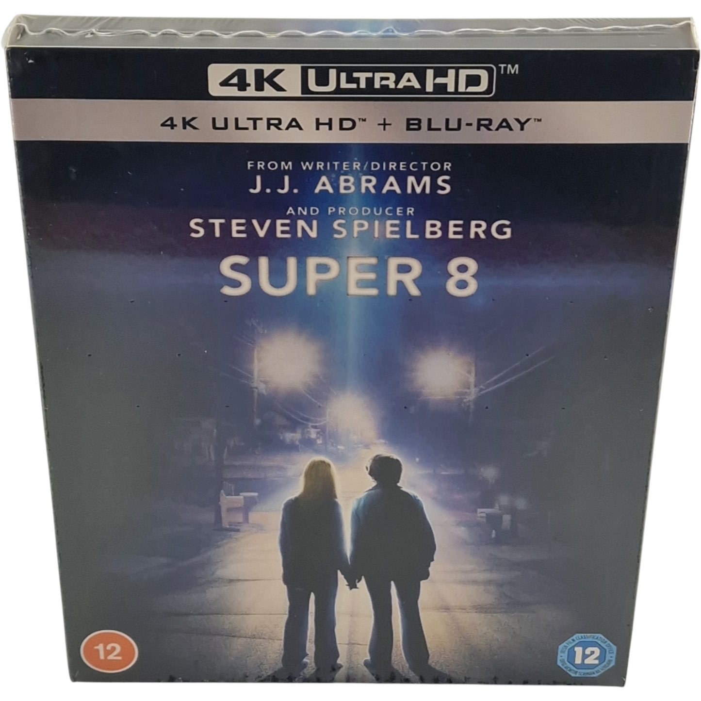 Super 8 SteelBook 4K Ultra HD + Blu-ray Red Carpet exclusive slip Zavvi Zone B