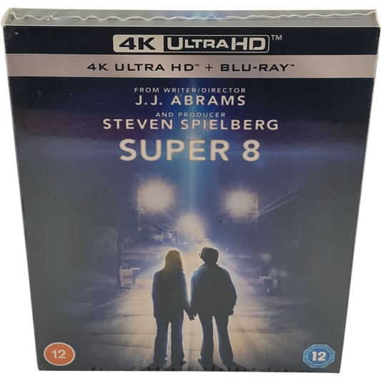 Super 8 SteelBook 4K Ultra HD + Blu-ray Red Carpet exclusive slip Zavvi Zone B