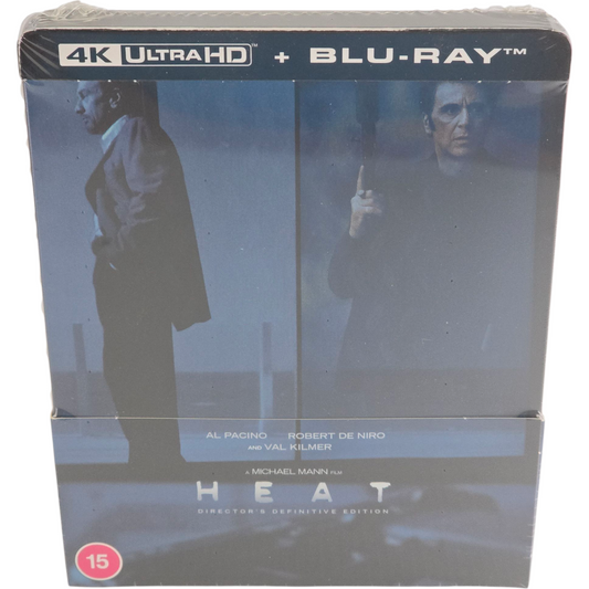 Heat SteelBook 4K Ultra HD + Blu-ray Zavvi Limitée De niro , Al Pacino  Region B