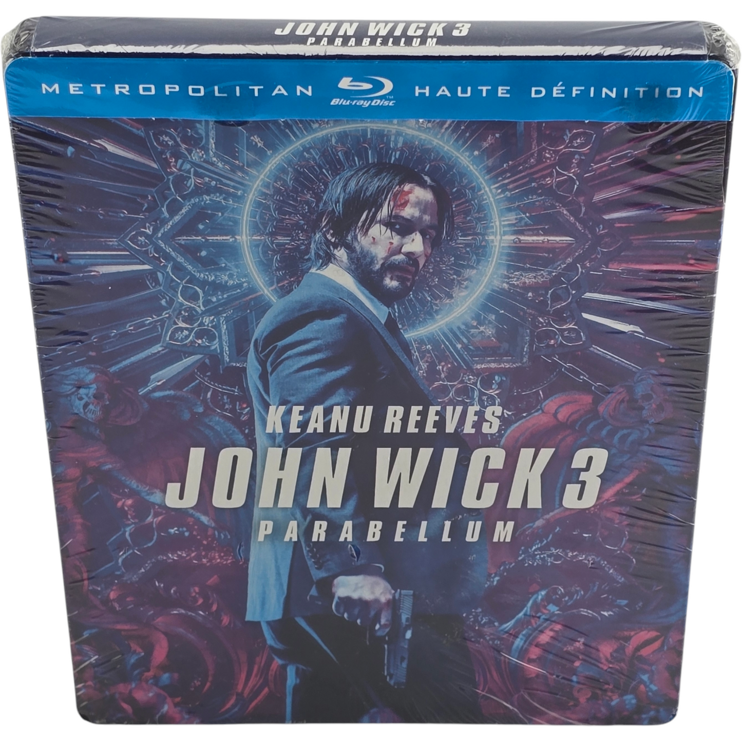 John Wick : Chapitre 3 Parabellum Blu-ray SteelBook Keanu Reeves 2019 Region B