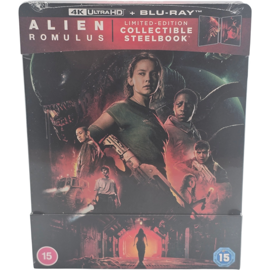 Alien Romulus SteelBook 4K Blu-ray UK VF Québécoise Dolby Vision VO Atmos A/B/C