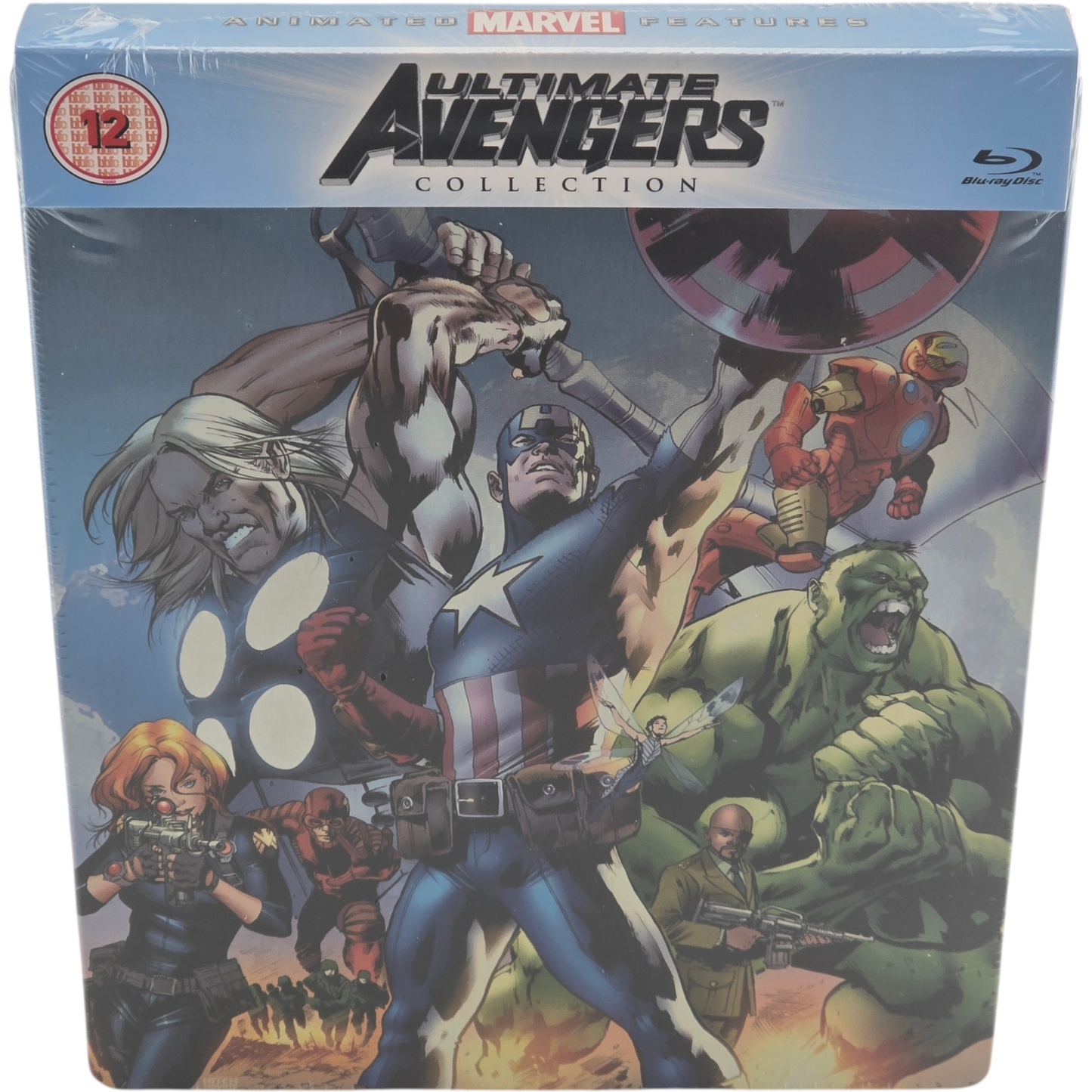 Ultimate Avengers 1 + 2 SteelBook Blu-ray 2 Films Zavvi Tirage limité Zone B
