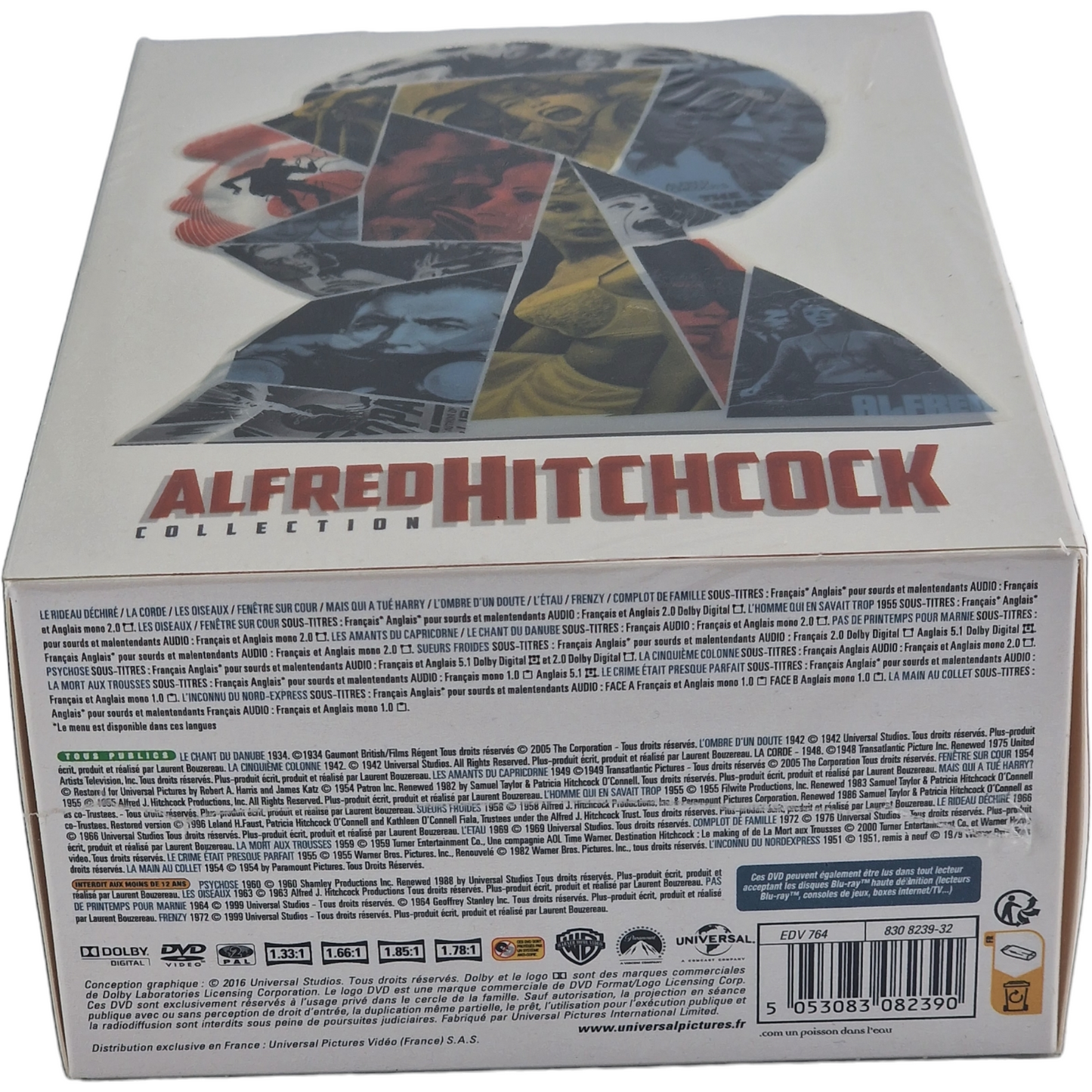 Coffret Alfred Hitchcock Pack 20 Films DVD 2023 Zone 2
