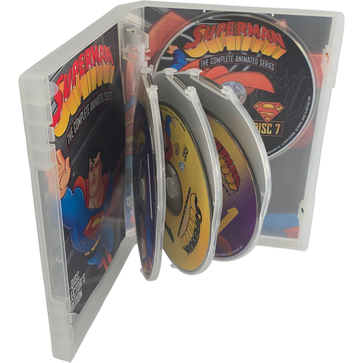 Superman: 7 X DVD Collector's The Complete Animated Series 3 Seasons Zone 1