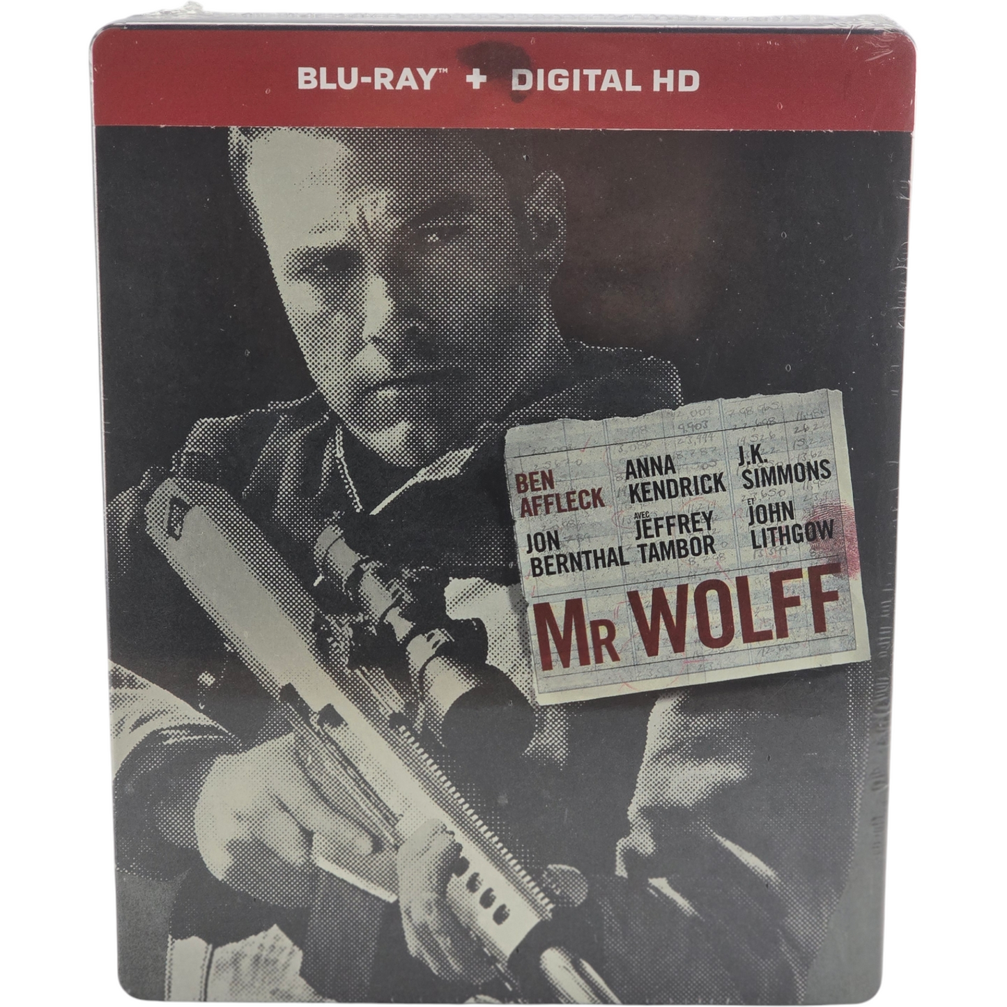 The Accountant Mr Wolff Steelbook Blu-ray Édit limitée Ben Affleck 2017 Zone B
