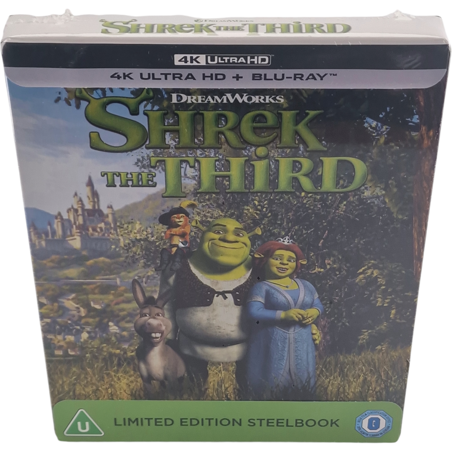 Shrek the Third 4K Ultra HD+Blu-ray Steelbook Eddie Murphy,Cameron Diaz ,Libre