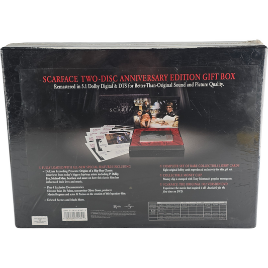 Scarface DVD Gift Box Ultimate Collector's Édition Al Pacino Zone 1