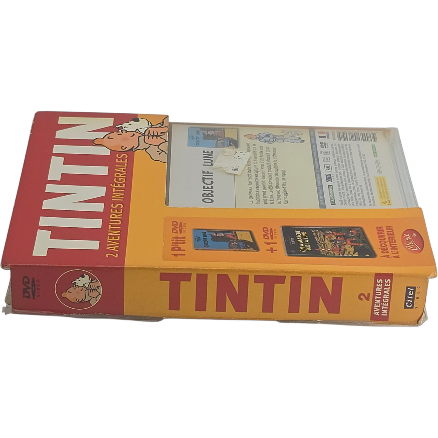 Les Aventures De Tintin - On A Marché Sur La Lune + Objectif Lune DVD Pack  Zone 2