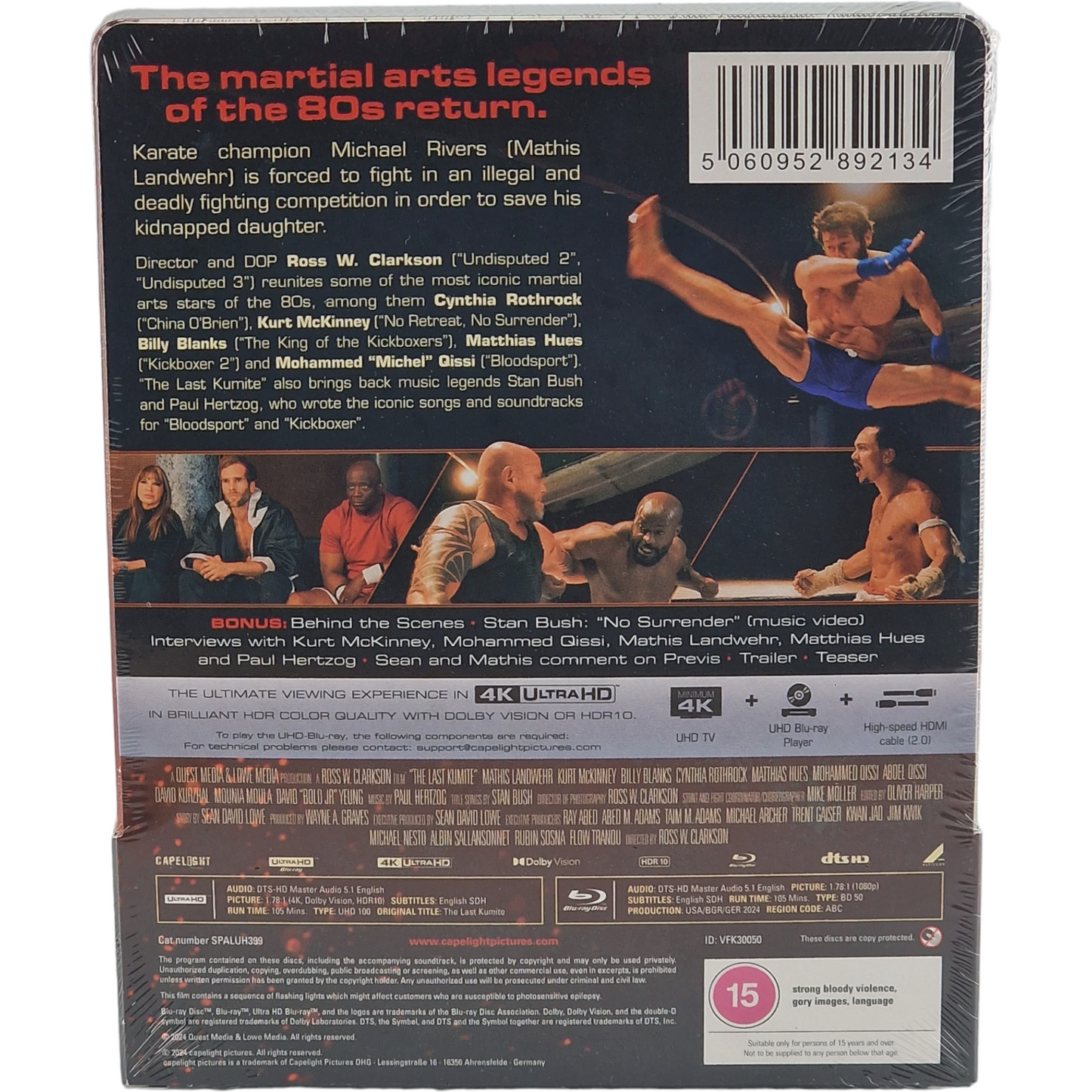 The Last Kumite 4K Ultra HD+Blu-ray SteelBook Débossé Limité Collector's 2024 B