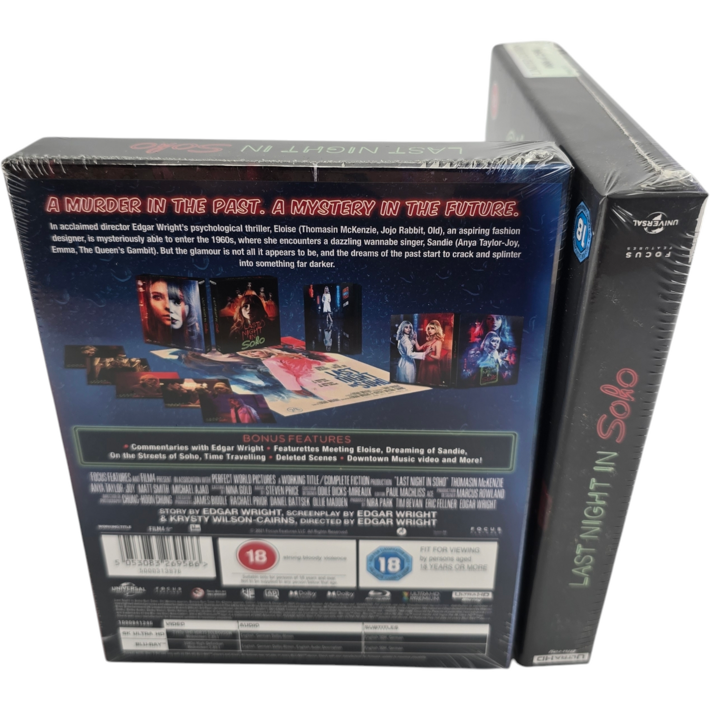Last Night in Soho 4K Ultra HD Steelbook Collector Limitée 2500 Ex Numérotée 18-