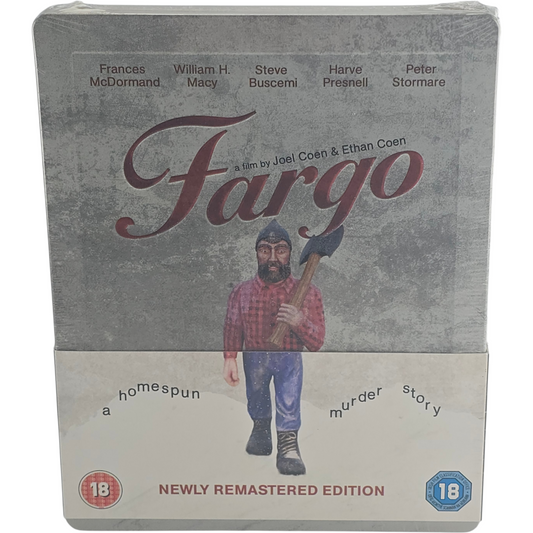 Fargo SteelBook Blu-ray Remasterisé UK Sans français Frances McDormand Joel Coen