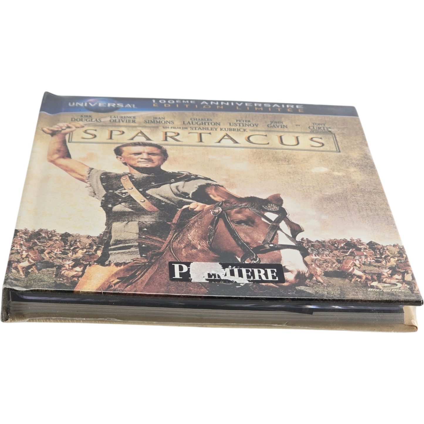 Spartacus Blu-ray Digibook Édition limitée 100ème anniversaire Universal Zone B