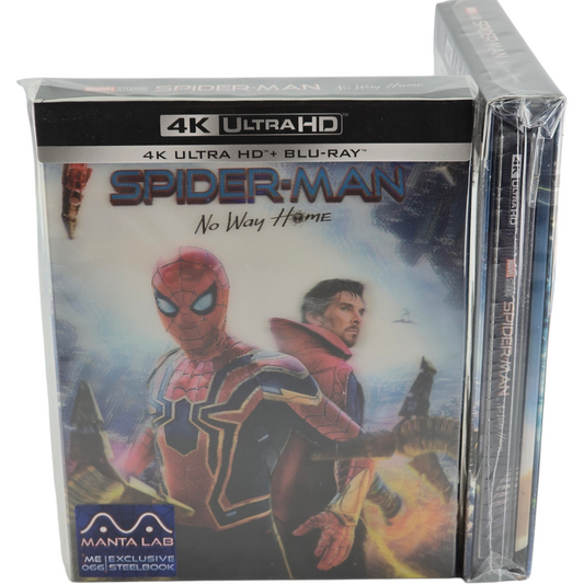 Spiderman: No Way Home 4 K UHD+Blu-ray Steelbook Lenticulaire Mantalab 1000 Ex