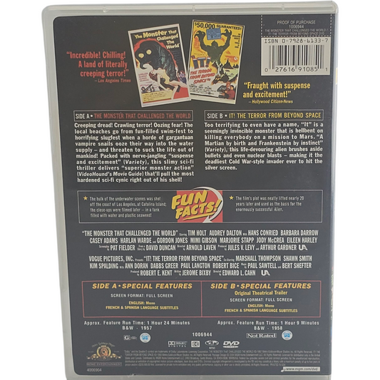 The Monster That Challenged the World + It! The Terror from Beyond Space - DVD - Visuel 3