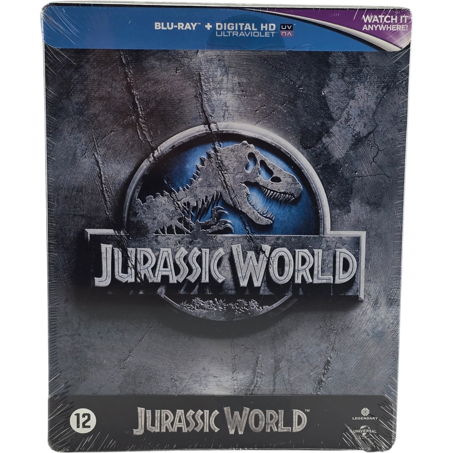 Jurassic World : SteelBook Blu-ray Chris Pratt Colin Trevorrow 2015 Zone B