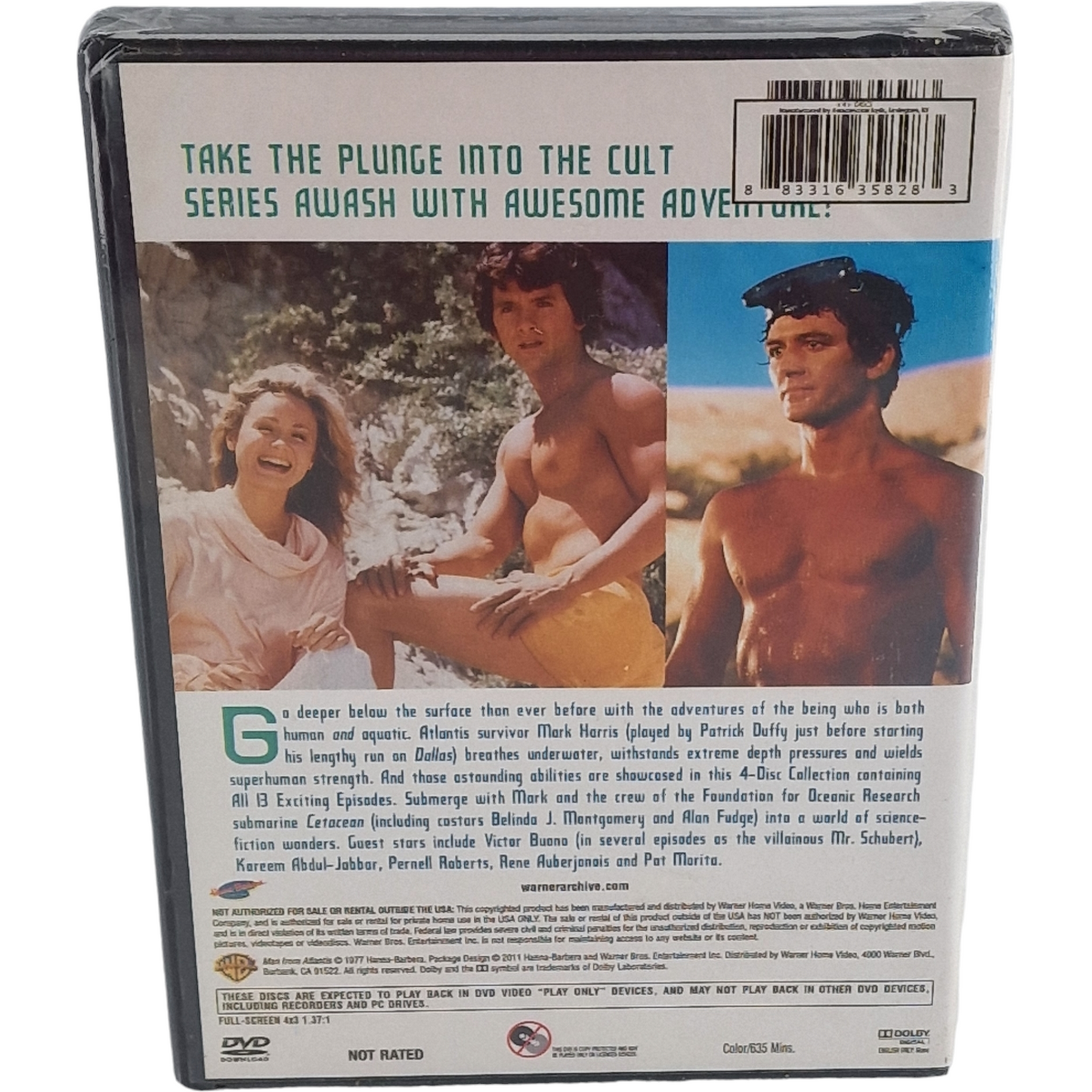 L'Homme de l'Atlantide 4 x DVD La série télévisée complète Saison 1 Region 1