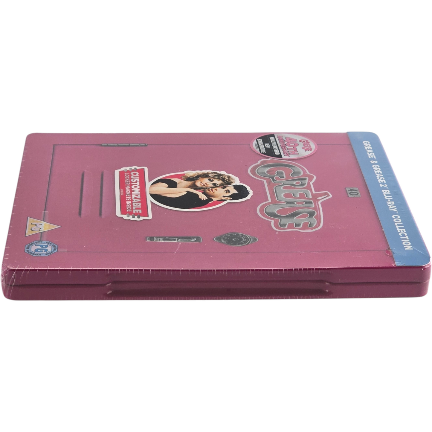 Grease Collection Steelbook Blu-ray 2 Films Zavvi limitée 40e anniversaire Libre