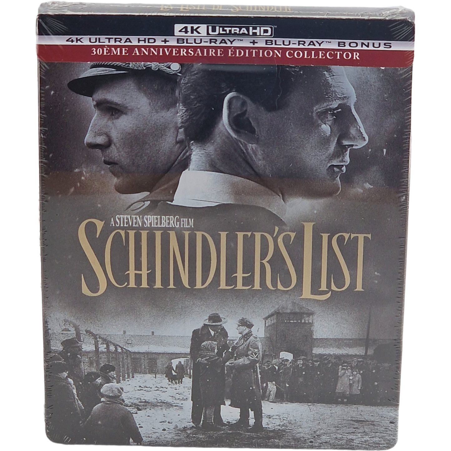 La liste de Schindler 4K Ultra HD + Blu-ray SteelBook Édition 30e Spielberg B