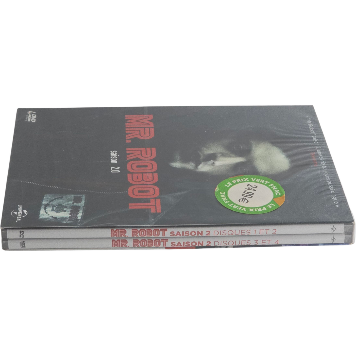 Mr. Robot Saison 2 (2016) Édition 4 DVD Rami Malek, Christian Slater Zone 2