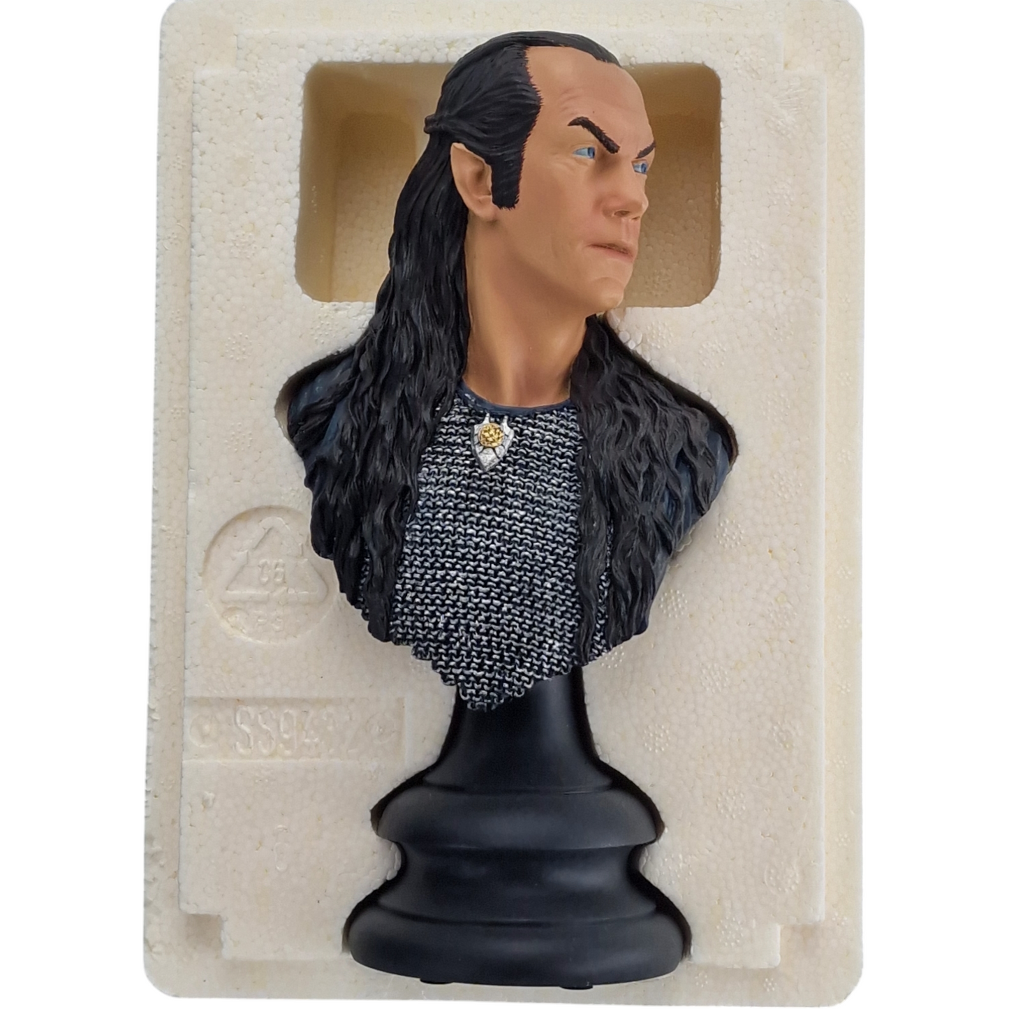 Seigneur des Anneaux Buste Resine Lord Elrond Sideshow Weta 3000 Ex Polystone 1/4