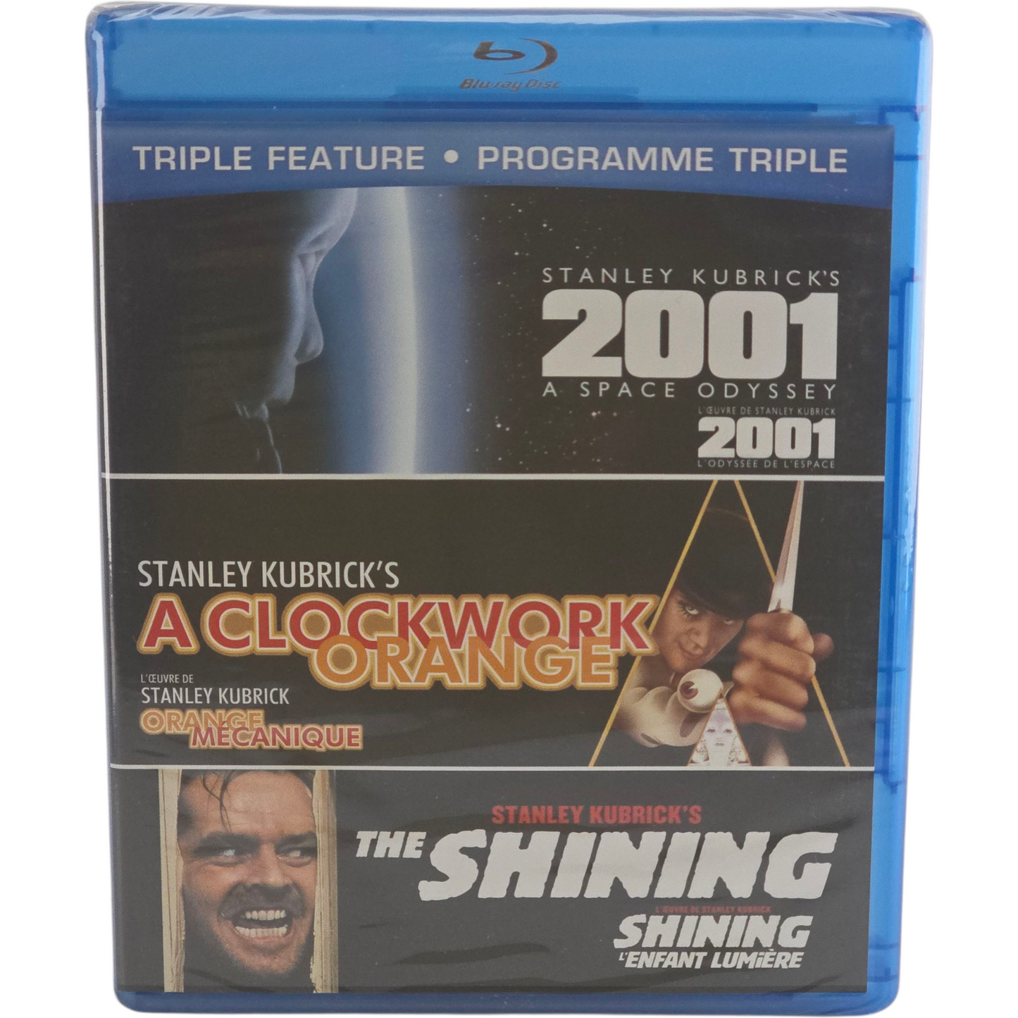 2001: A Space Odyssey+ A Clockwork Orange+The Shining Blu-ray Zone A Triple Feature