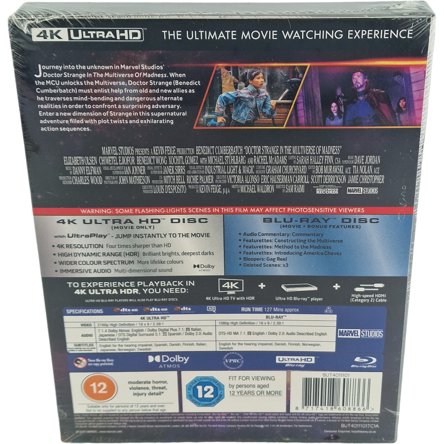 Doctor Strange in the Multiverse of Madness Steelbook 4K Ultra HD+Blu-ray Zavvi B