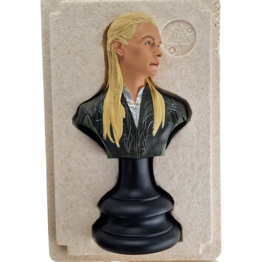 Seigneur des Anneaux Buste Resine Legolas Greenleaf Sideshow Weta  2000 EX Polystone