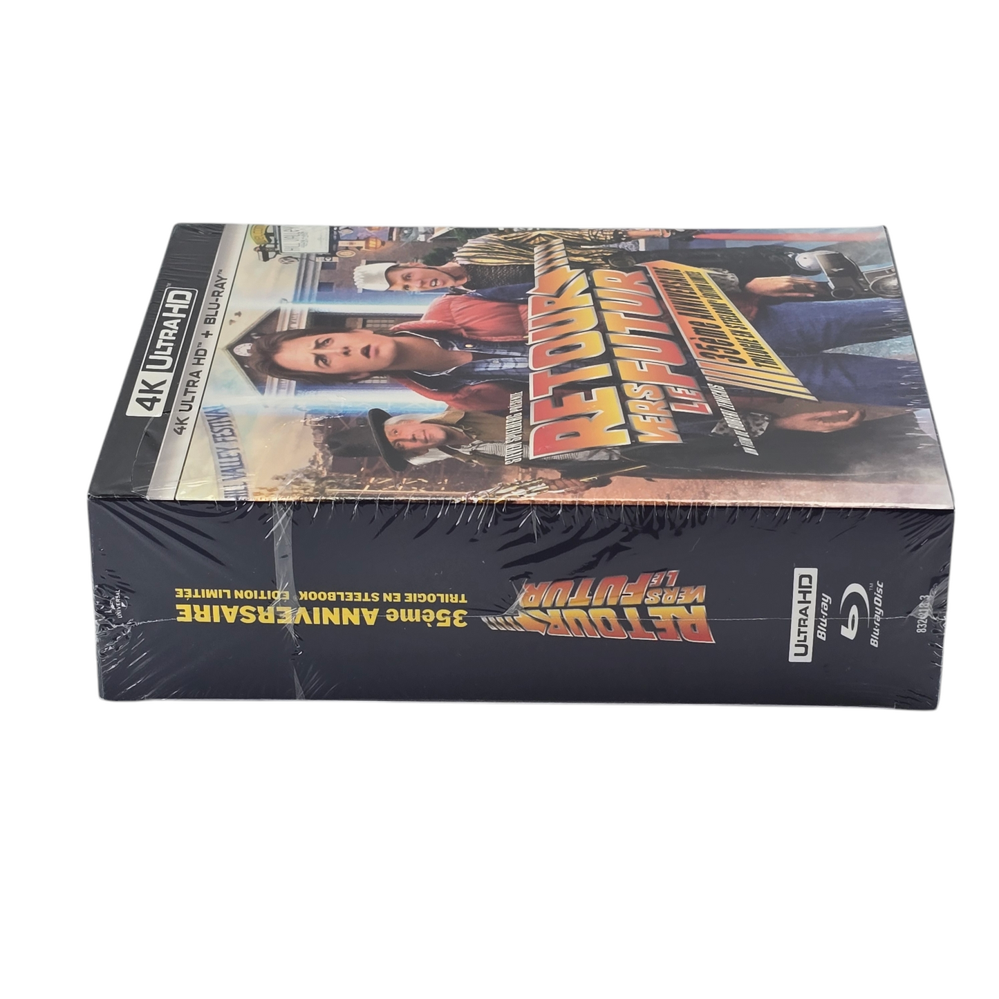 Retour vers Le Futur Trilogie 4K Blu-Ray SteelBook 35ème Anniversaire Zone 2