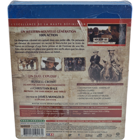 3:10 to Yuma Blu-ray Steelbook France Russell Crowe, Christian Bale Zone Libre