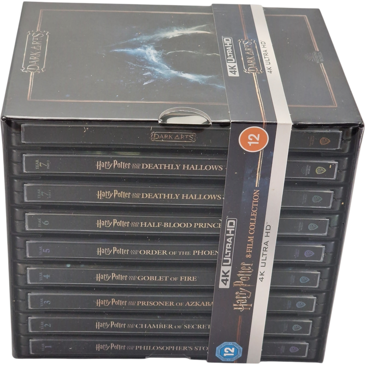 Harry Potter:4K Ultra HD SteelBook Coffret Dark Arts Collection 9 Disques Zone B