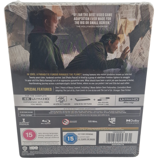 The Last of Us: 1 ère saison Complète SteelBook 4K Ultra HD + Blu-ray Zone Libre
