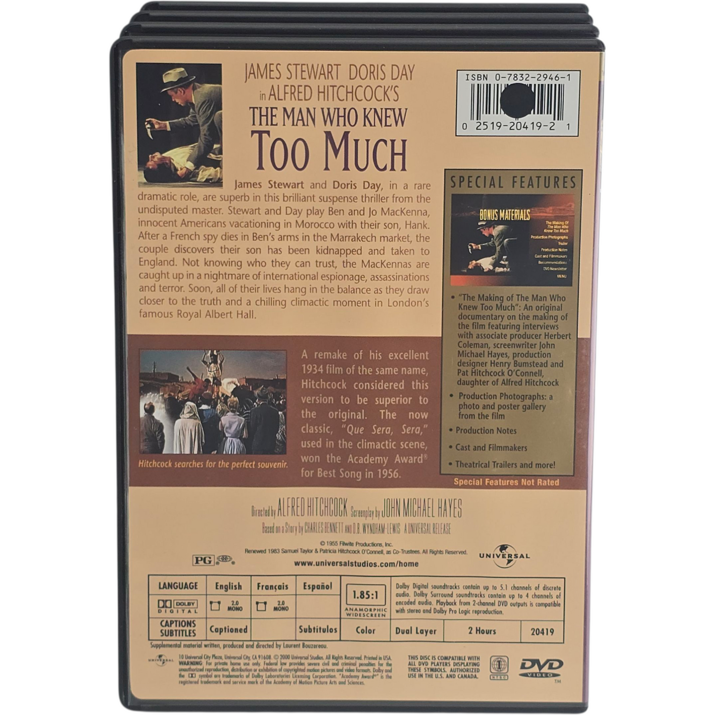 Alfred Hitchcock Collection: Best of Volume 1 DVD 9 Films Zone 1 US Import