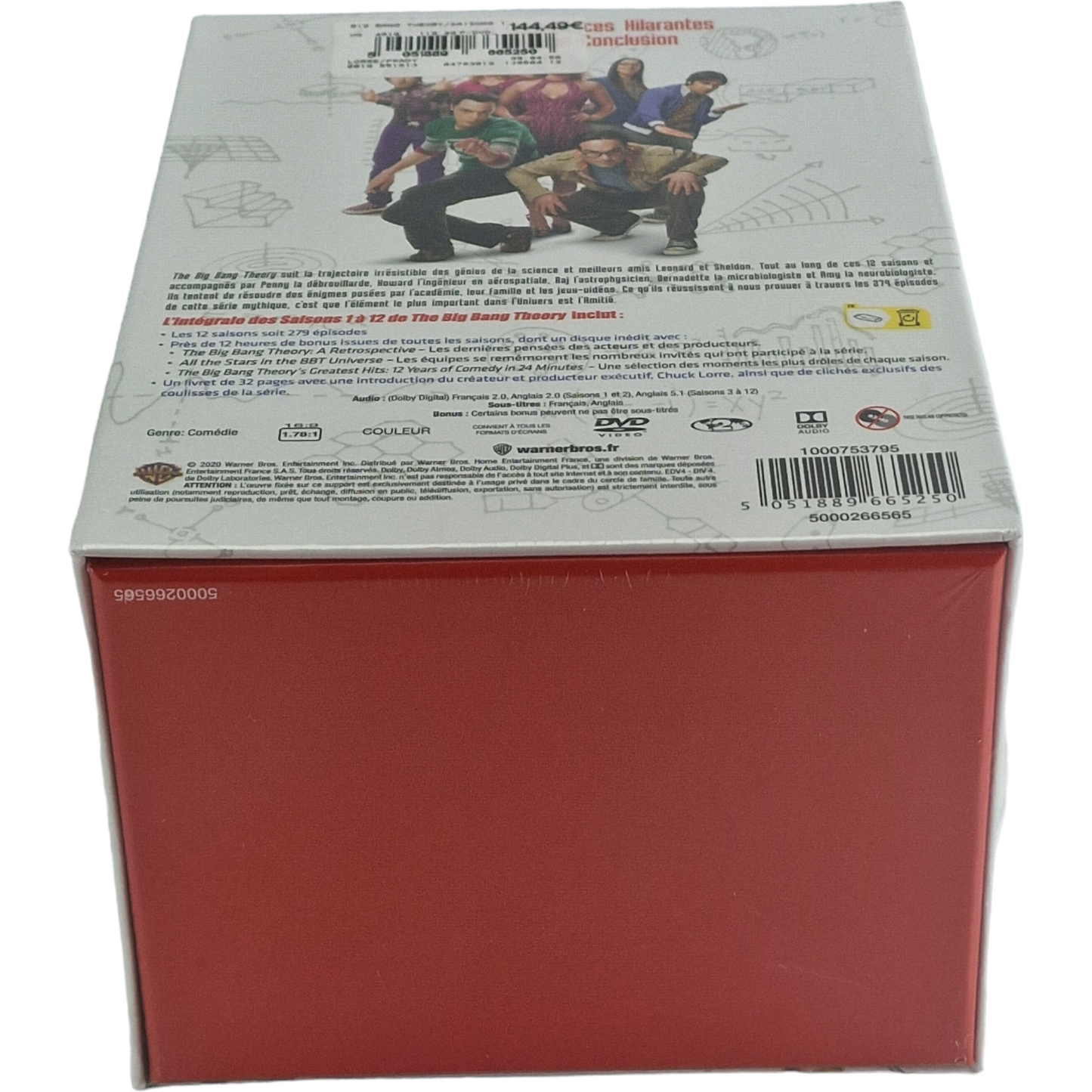 The Big Bang Theory DVD L'Intégrale-Saisons 1 à 12: Coffret 279 épisodes Zone B