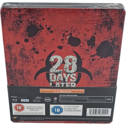 28 Days Later Steelbook Débossé Zavvi Limit Danny Boyle,Cillian Murphy Libre