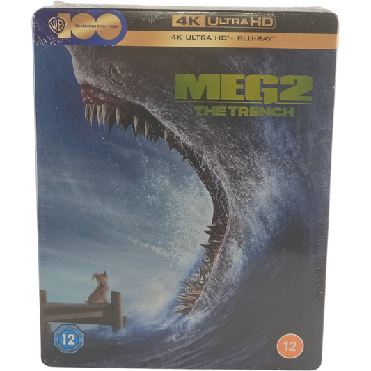 Meg 2: The Trench (2023) – SteelBook 4K UHD + Blu-ray – Import UK