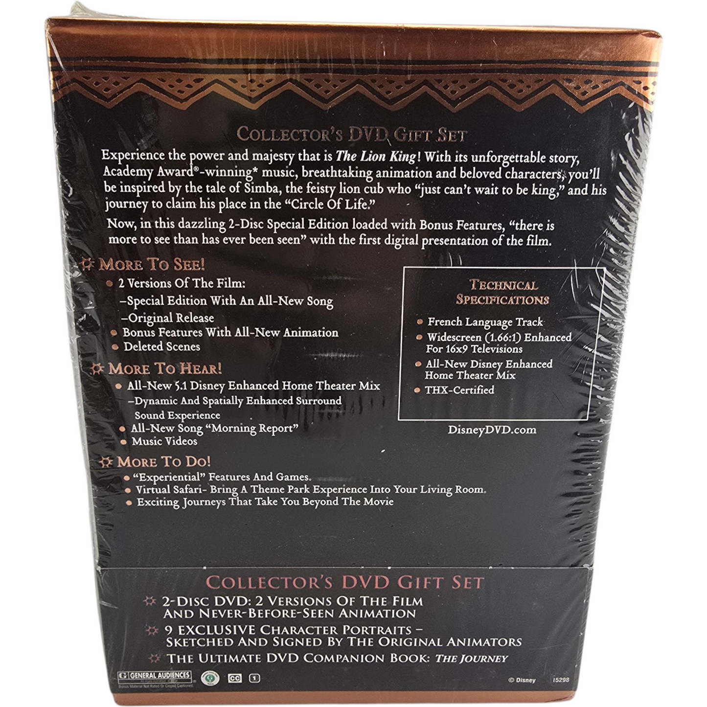 The Lion King DVD (1994) Platinum Edition Collector's Gift Set Zone 1 – Import USA