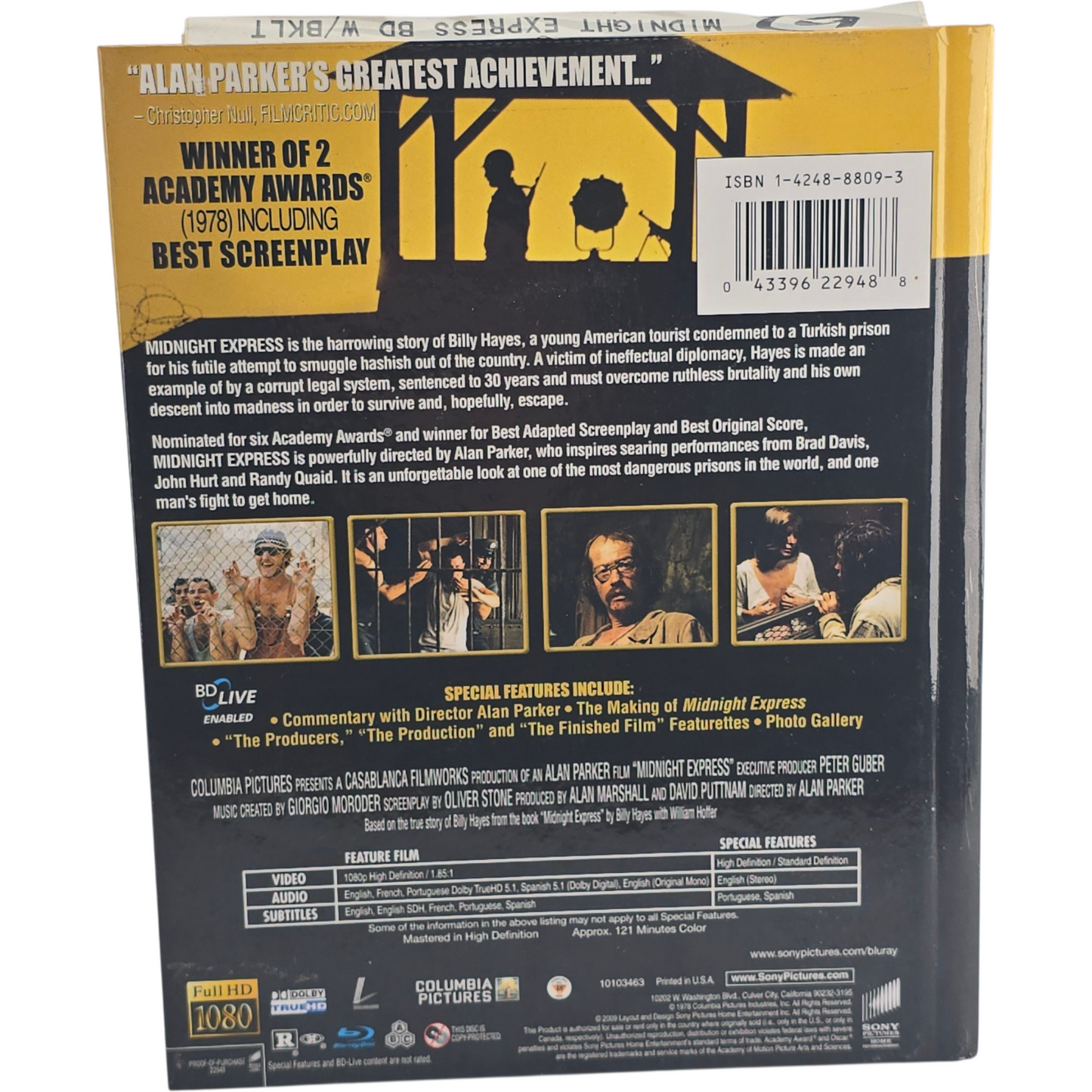 Midnight Express Blu-Ray DigiBook Alan Parker  Zone 1  Import USA