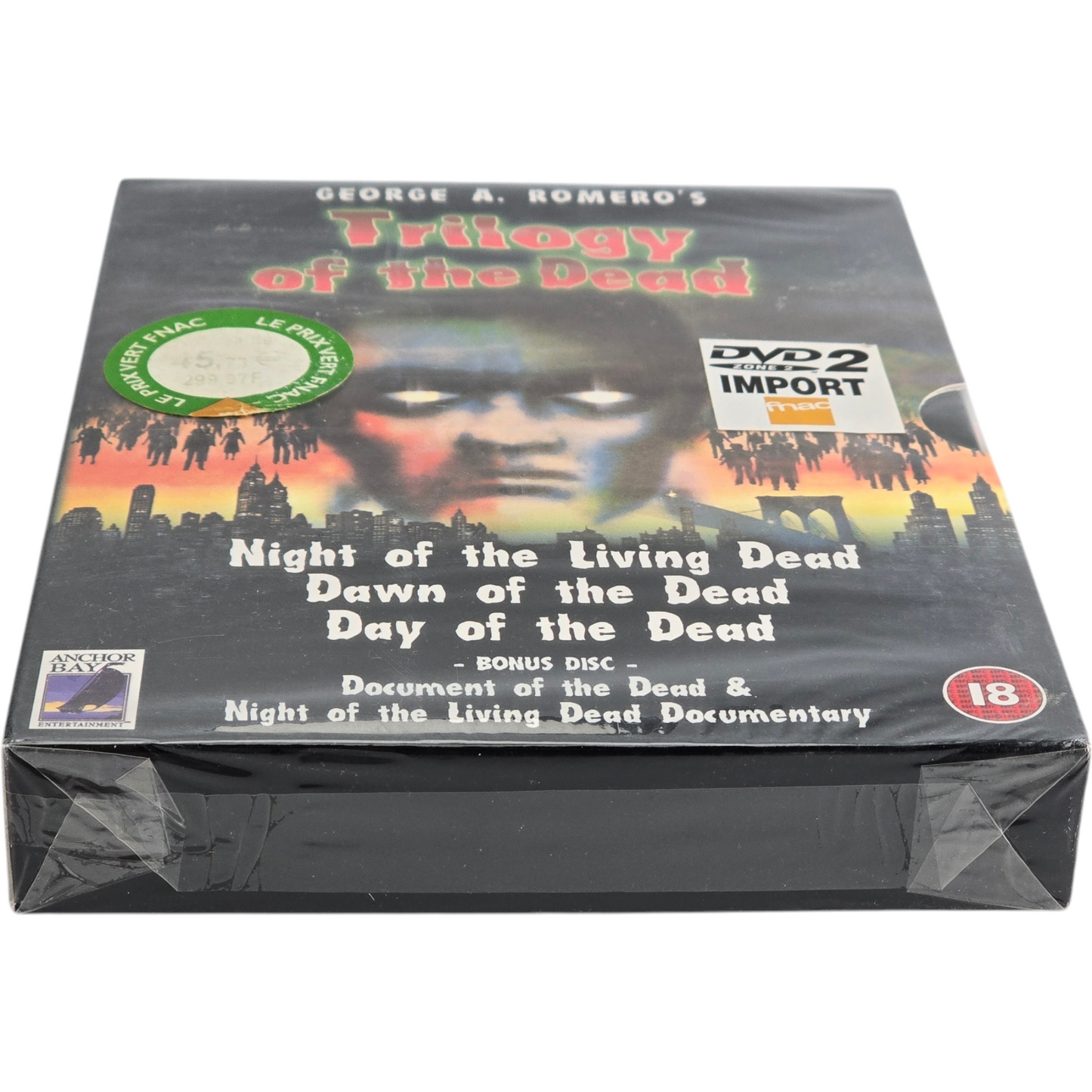 Trilogy of the Dead George A. Romero's DVD 4 Movies Zone 2