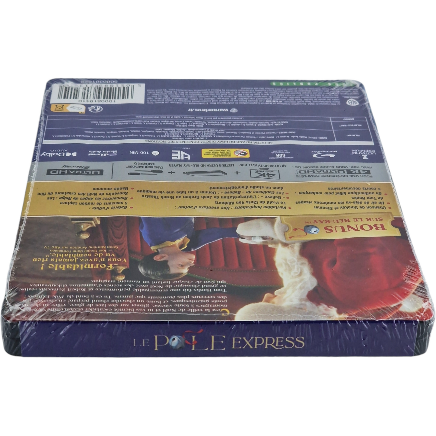 The Polar Express 2004 SteelBook 4K Ultra HD + Blu-ray Tom Hanks Zone B