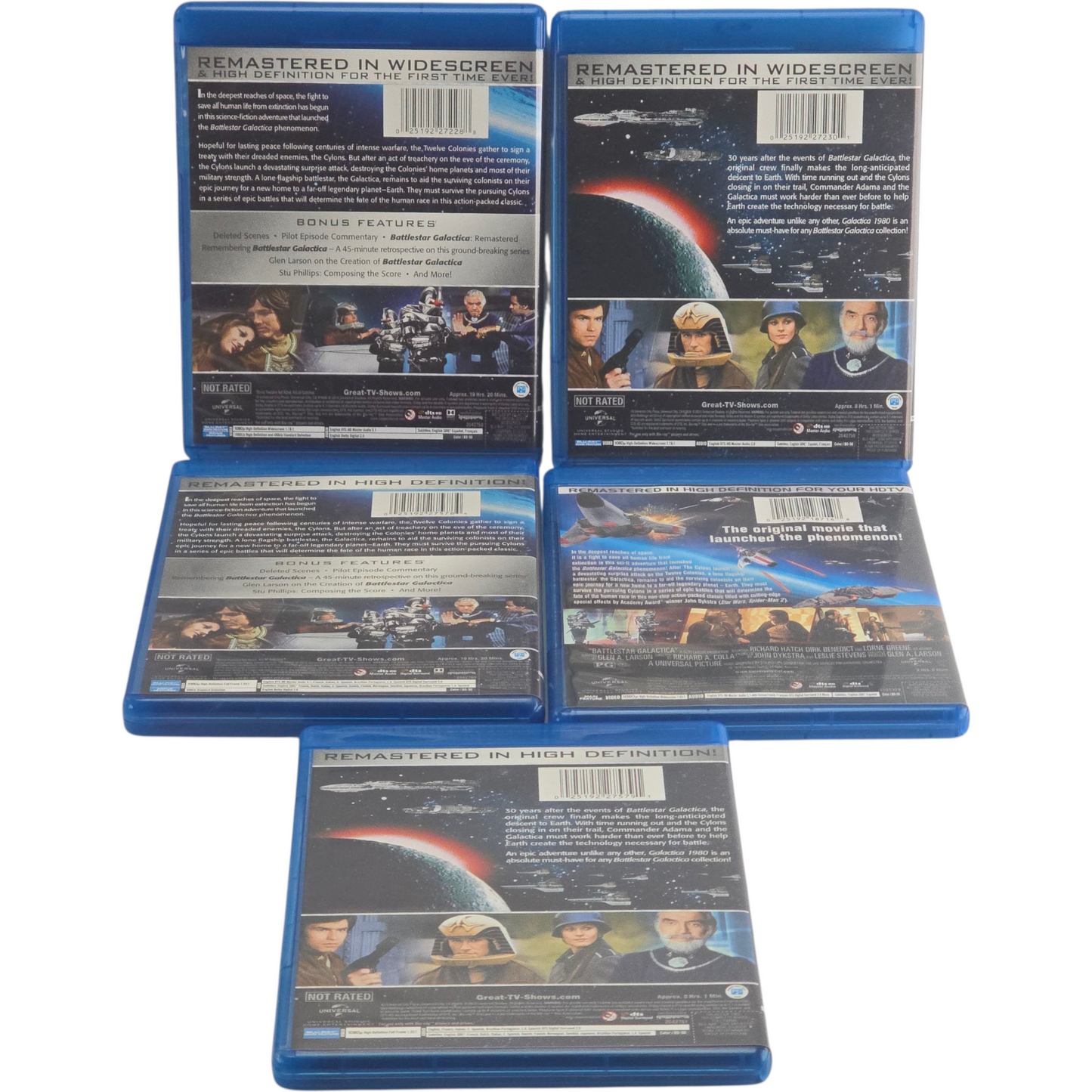 Battlestar Galactica - The Definitive Collection Blu-ray Zone 1 (1978–1980) Import USA