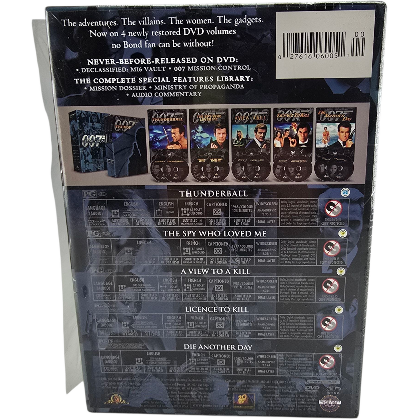 James Bond Ultimate Edition : Volume 2 DVD (1965–2002) Zone 1 – Import USA